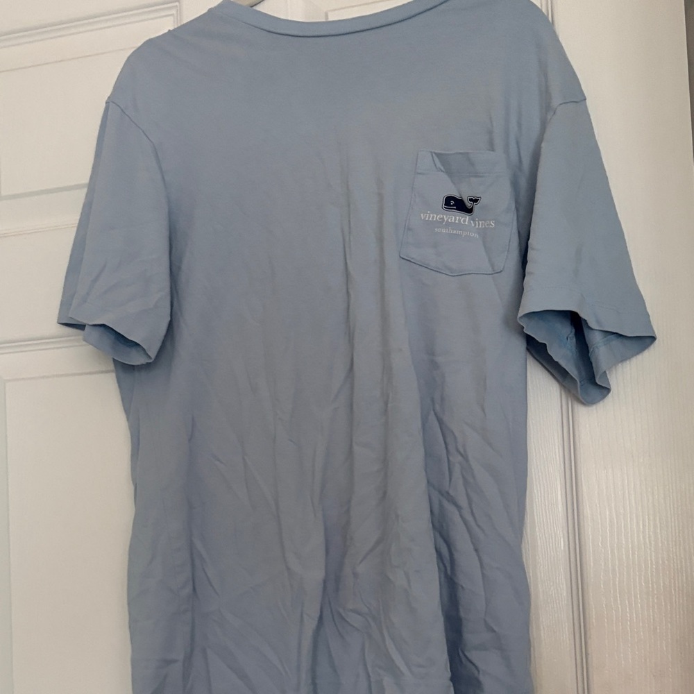 Vineyard Vines Men's Sky Blue Short Sleeve Tee